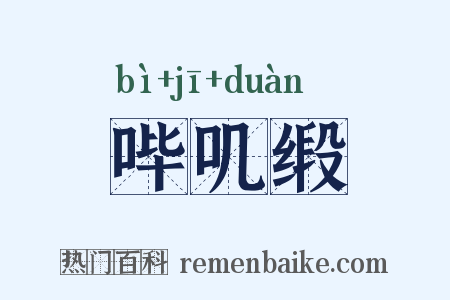 哔叽缎是什么意思的图片
